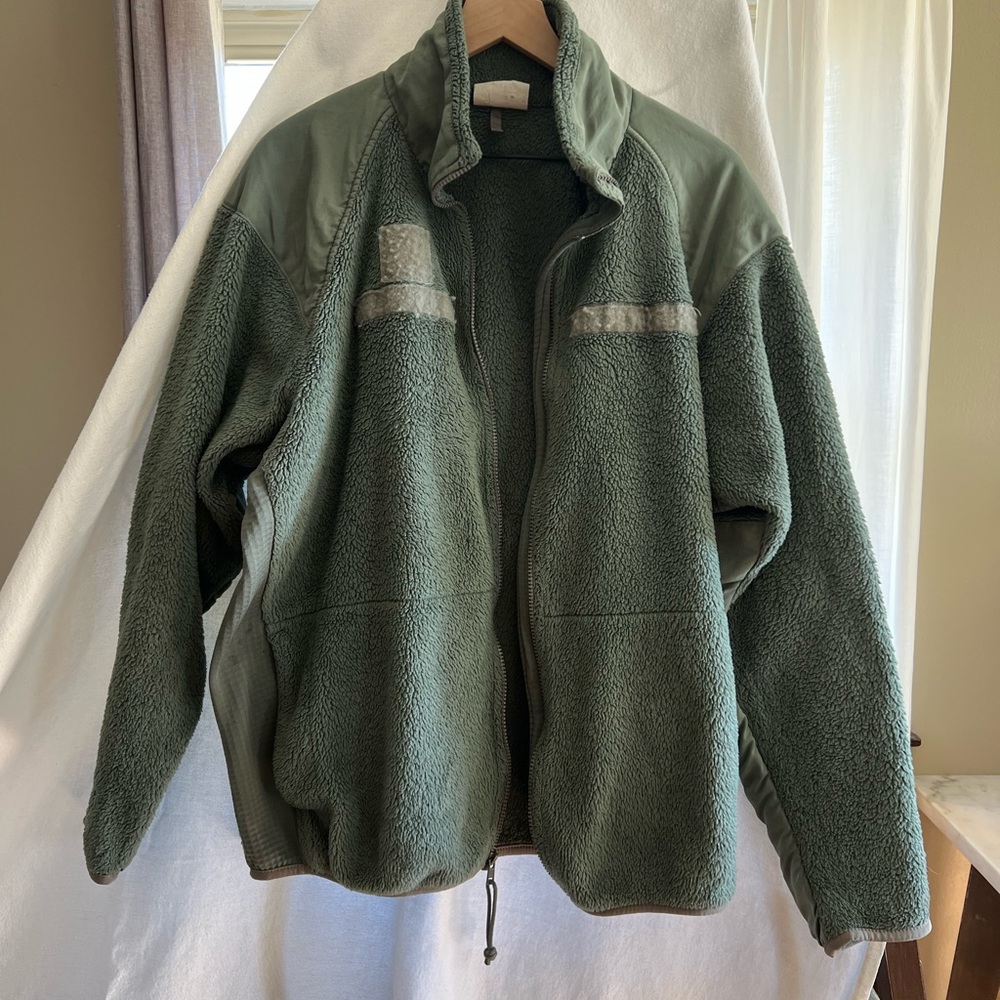 Men’s Green Fleece Jacket